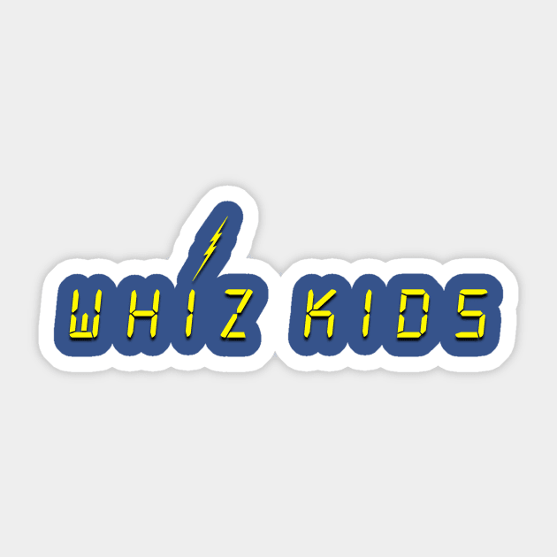 The Whiz Kids! Sticker by The Basement Podcast